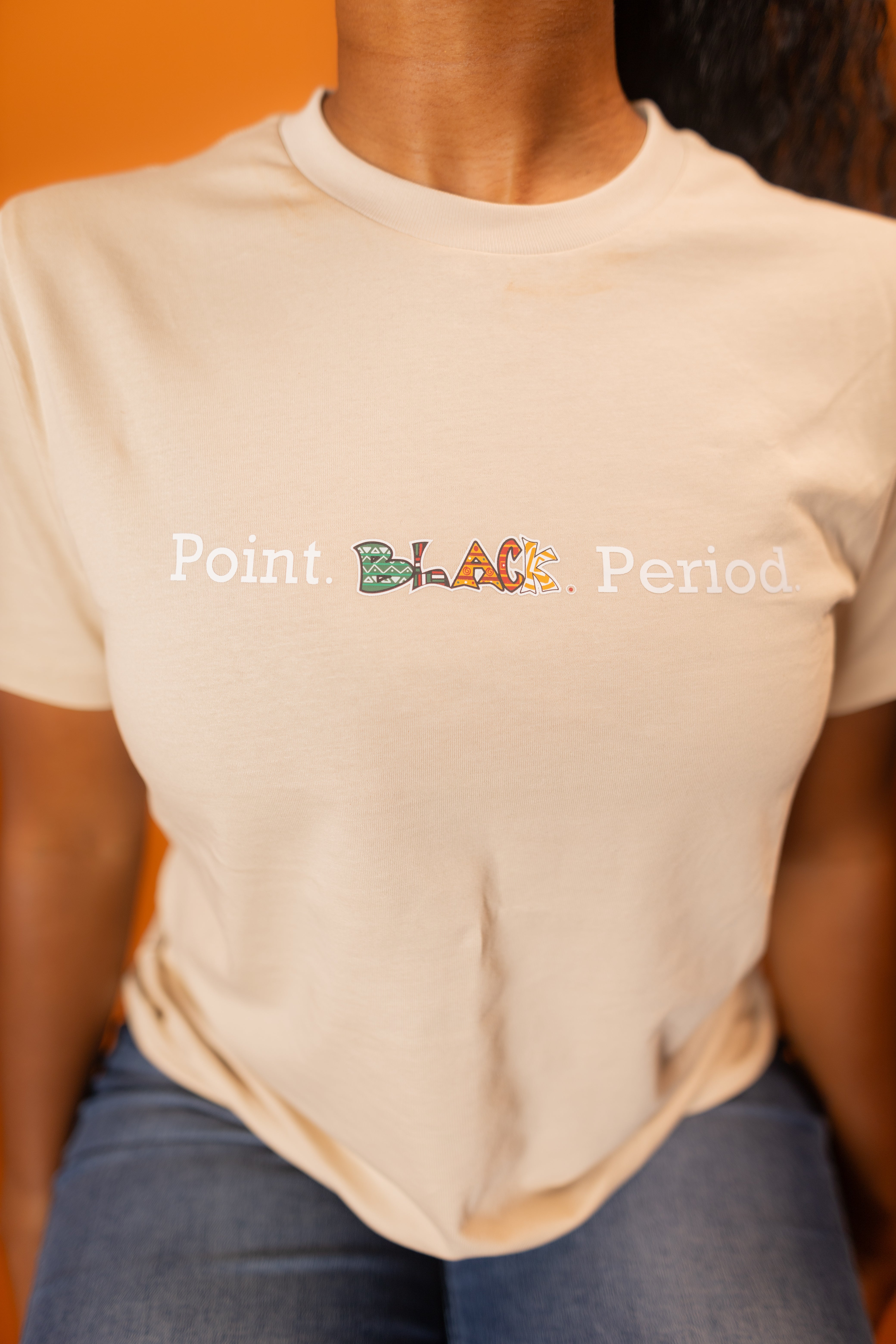 Point. BLACK. Period. Jin Jarrell Tan Tee